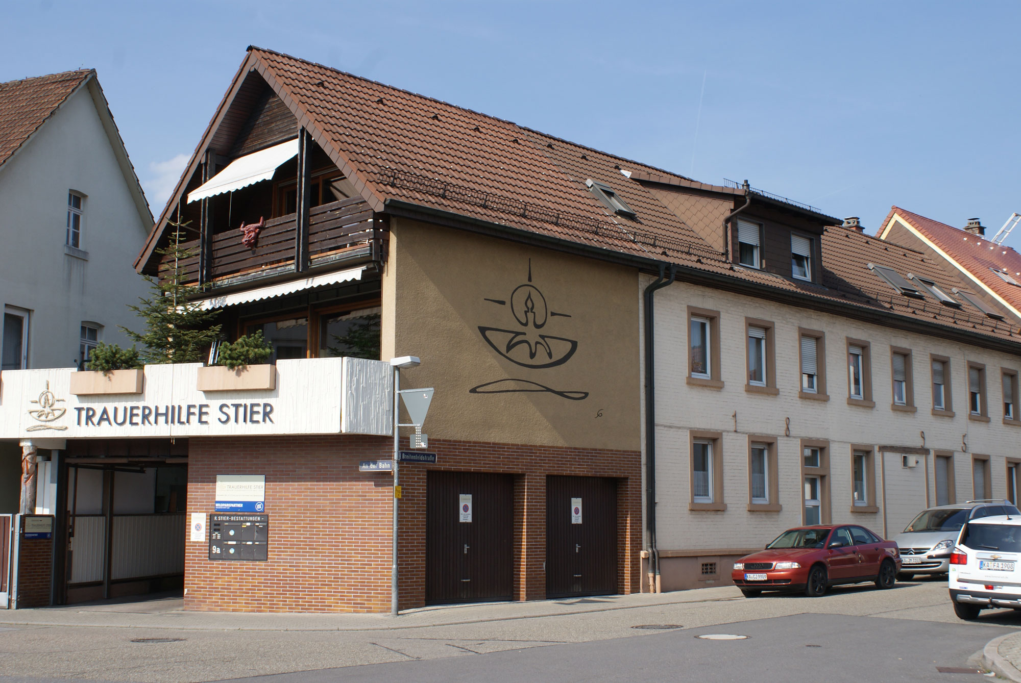 Foto vom Haus der Trauerhilfe Stier in Pfinztal.
